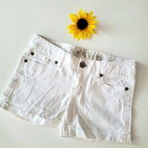 EXPRESS WHITE JEANS SHORTS